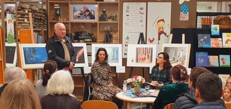 Pogovor s Kristino Krhin, nagovor zupana Dusana Skerbisa, fofo K Papez